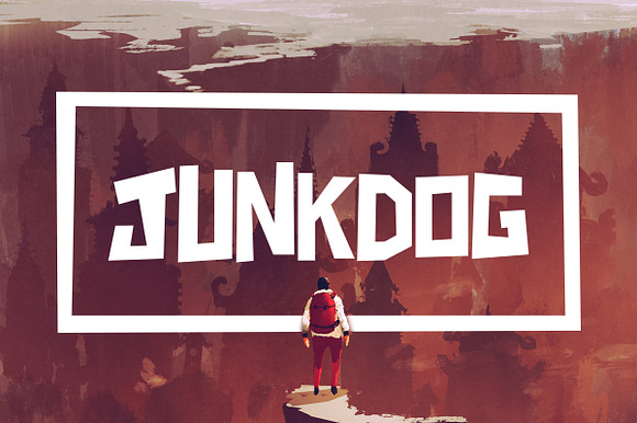 Junkdog Typeface preview 7