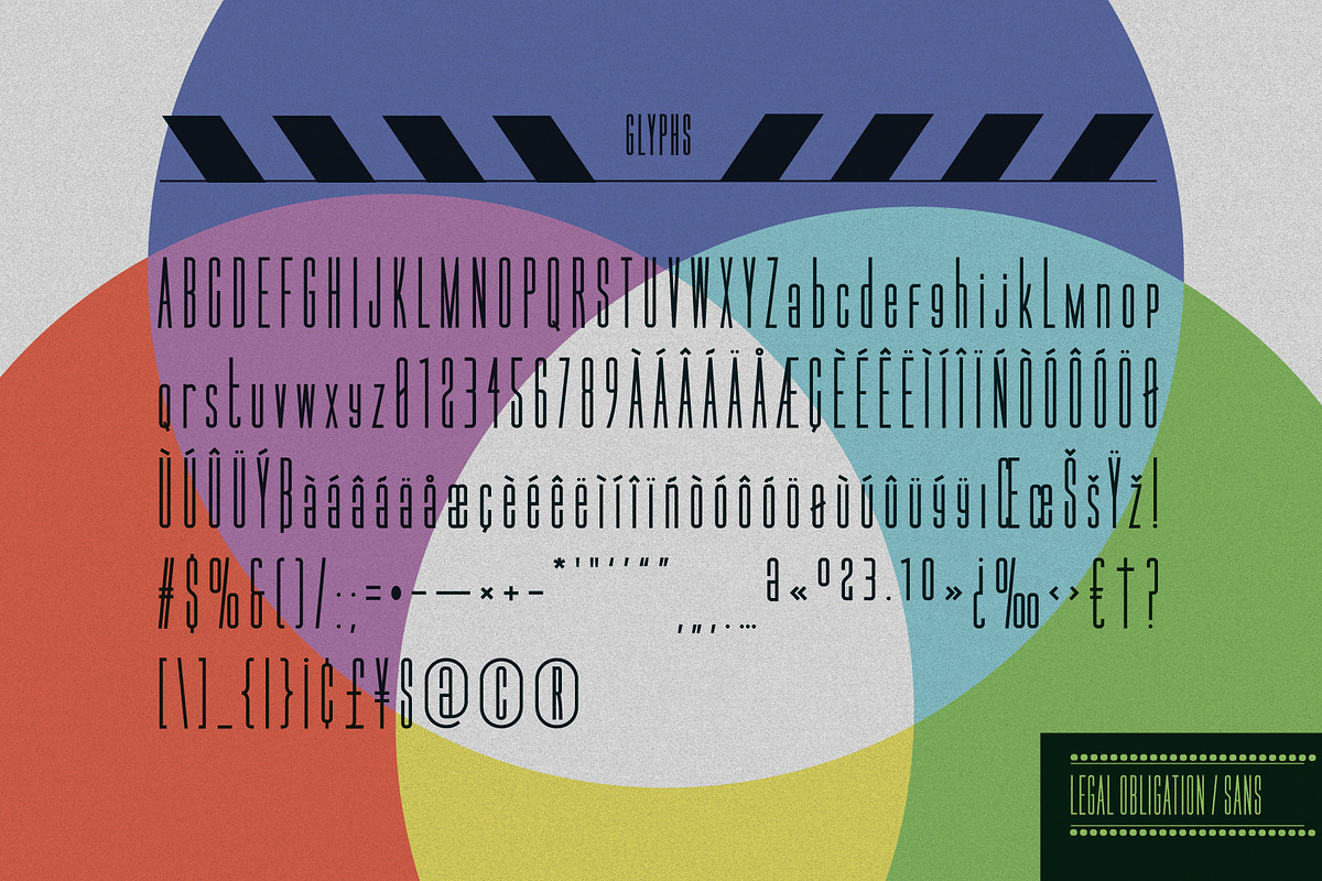 Legal Obligation: Sans Serif preview 2