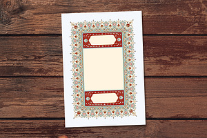 Premium A4 Floral Frame