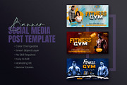 Fitness Gym Social Media Template, a Social Media Template by Creative_View (Thumbnail 8 of 8)