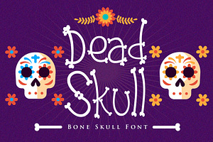 Dead Skull - Bone Skull Font