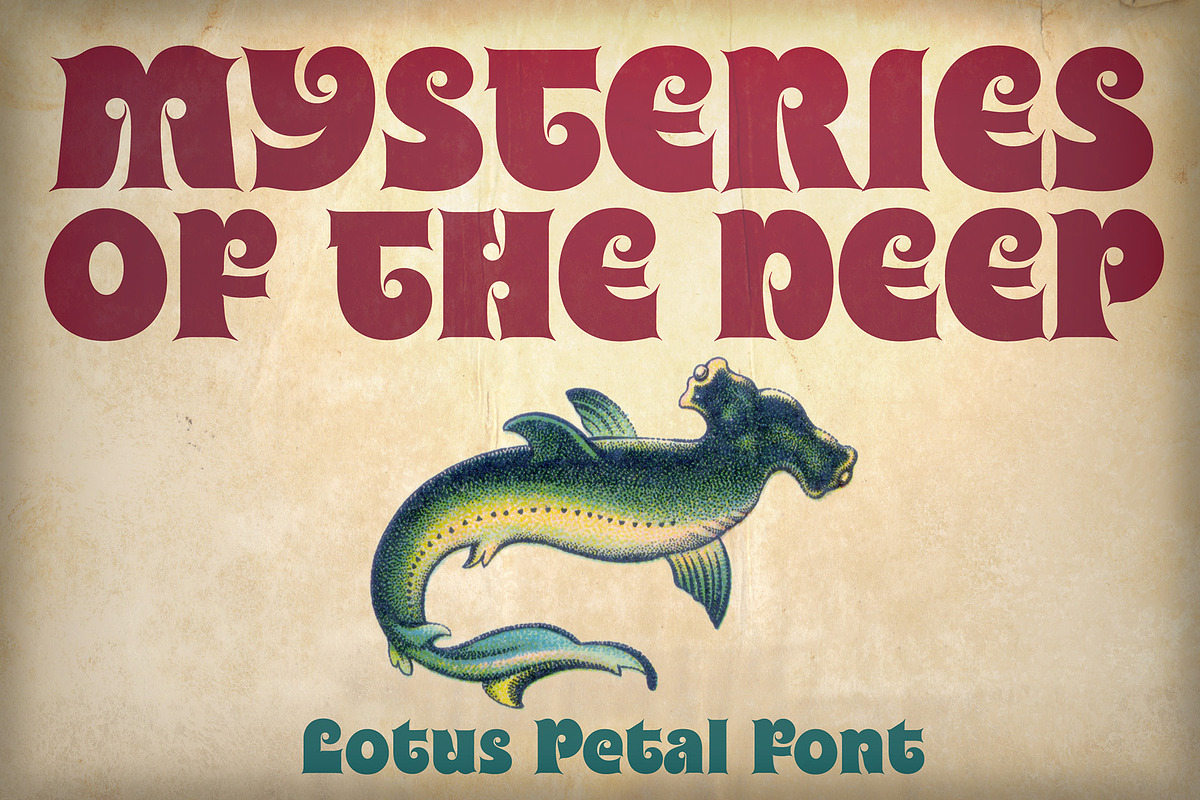 Lotus Petal Font, a Serif Font by Mysterylab Designs (Photo 4 of 5)