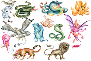 Magical Creatures, Monsters, Dragons