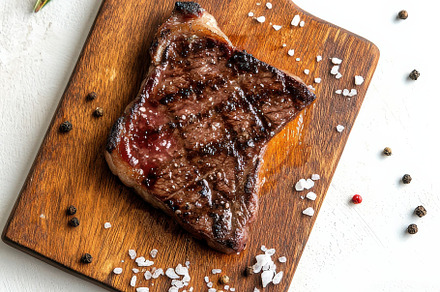 Grilled Steak,Salt and Pepper mockup, a Food & Drink Photo by Virgo Studio