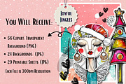 Joyful Jingles: Whimsy Christmas, an Animal Illustration by NiiiNArt (Thumbnail 2 of 7)