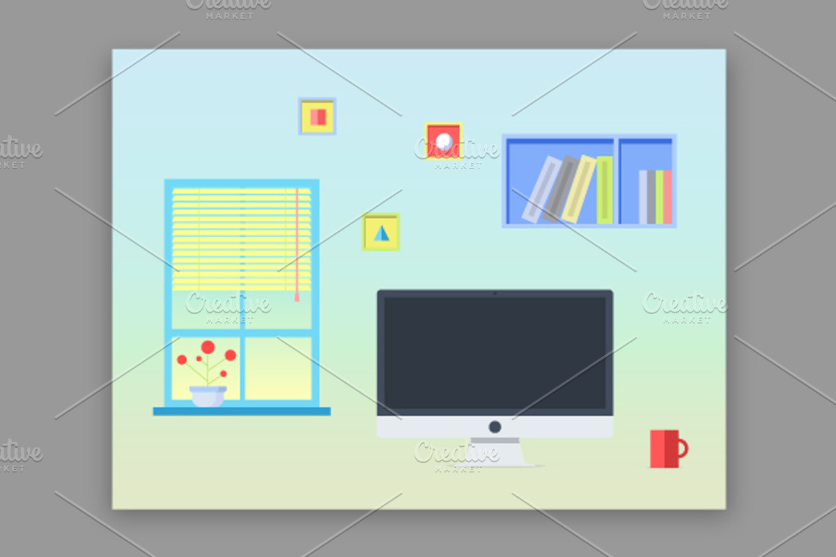 Creative Workspace for Inspiration., a Decorative Illustration by Krugmann (Photo 2 of 2)