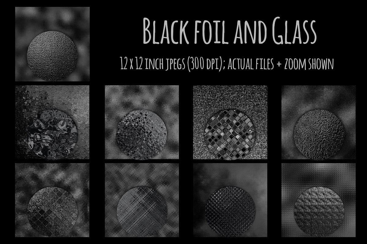 Black Textures, a Texture Graphic by Paper Farms (Photo 3 of 8)