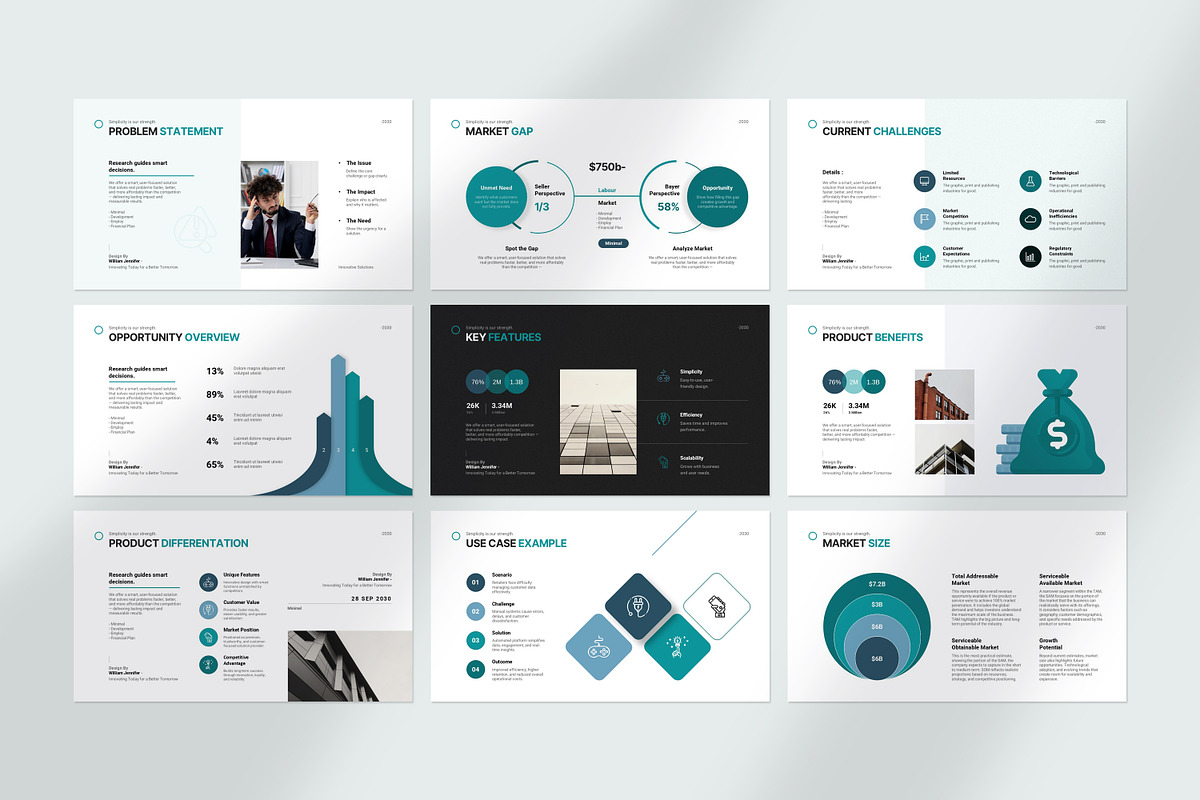 Minimal Presentation Template, a Presentation Template by Work_Stock (Photo 5 of 8)