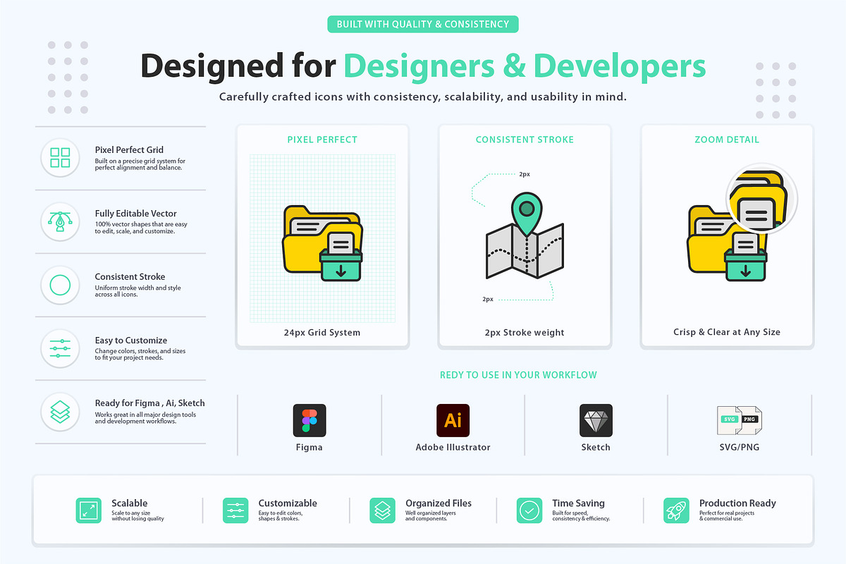 Meeting & Conference Icons, an Outline Icon by vexper (Photo 7 of 7)