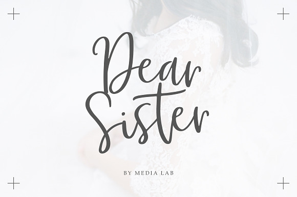 Dear Sister Luxury Script preview 8