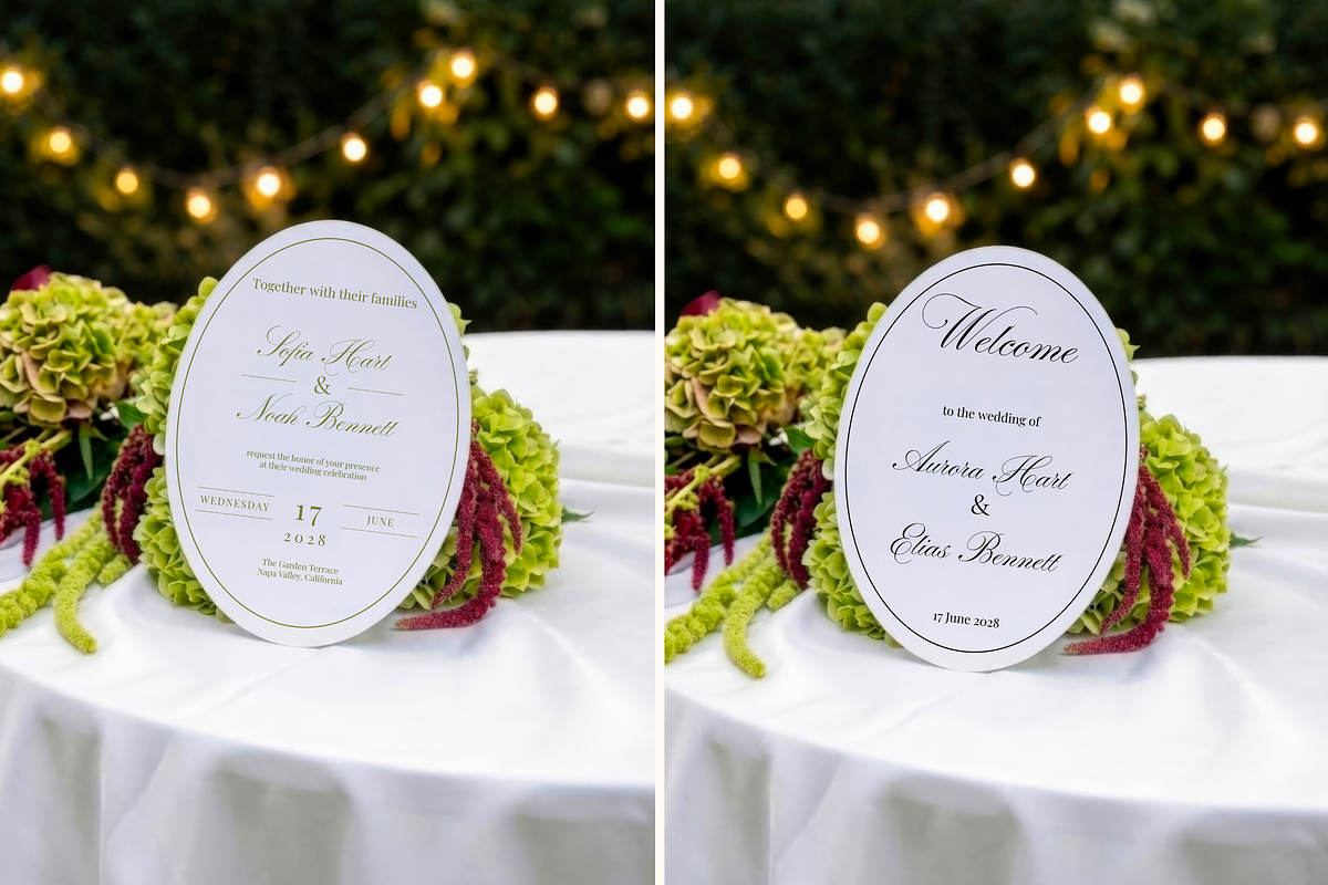Chartreuse Oval Invitation Mockup, an Advertising Mockup by Serenefeeling (Photo 2 of 8)