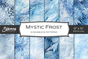 Mystic Frost Seamless Patterns, a Pattern Graphic by Skritch Studio (Thumbnail 2 of 8)