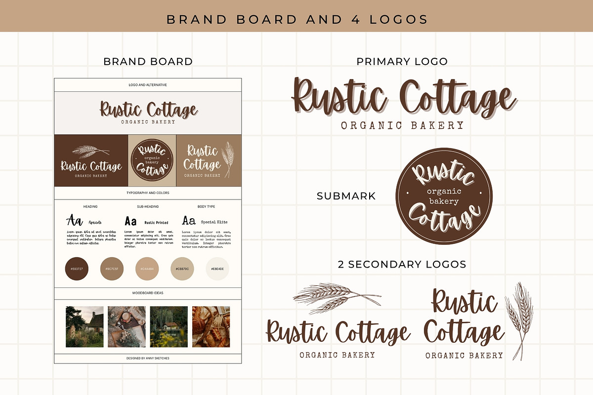 Cozy Branding Kit Canva Template, a Branding & Logo Template by Anna Design Studio (Photo 3 of 9)
