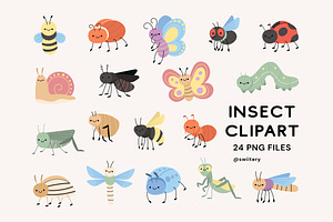 Bug & Insect Clipart - Swiitery