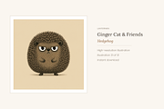 Ginger Cat & Friends Clip Art, an Animal Illustration by LanternkinStudio (Thumbnail 14 of 15)
