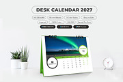 Printable Desk Calendar 2027, a Stationery Template by MstArtwork (Thumbnail 4 of 5)