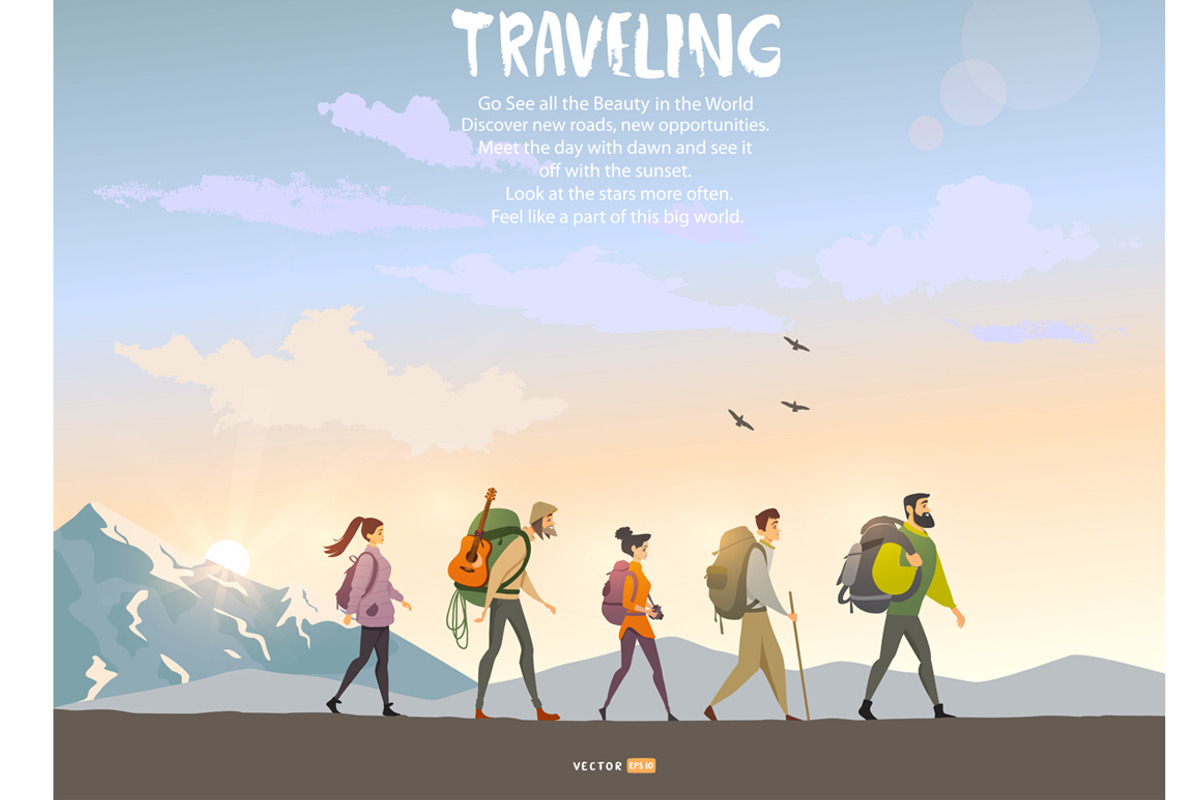 Travel people, a Person Illustration by JulianArt (Photo 4 of 6)