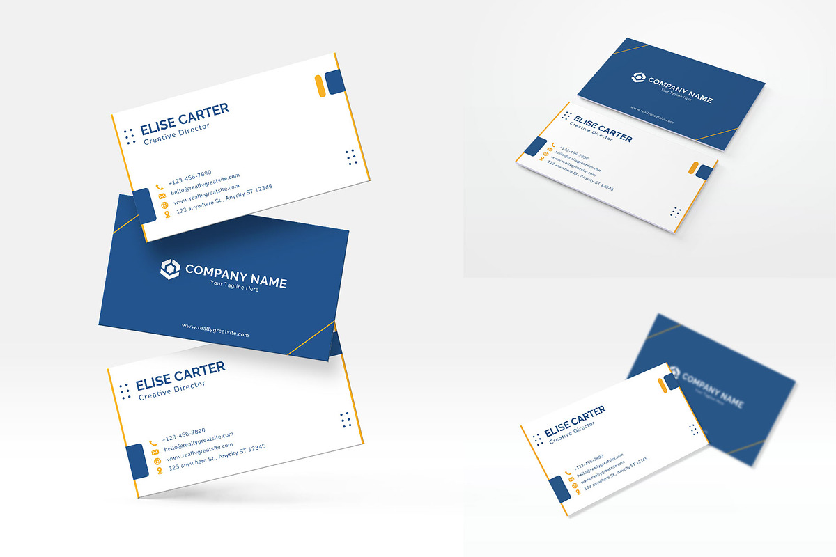 Modern Minimalist Business Card, a Business Card Template by Artnivora.Std