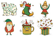 Playful Christmas Clipart, an Illustration by Daily.Designs (Thumbnail 5 of 5)
