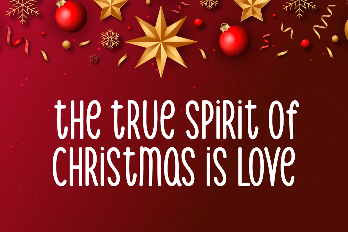 Christmas Tree Typeface, a Script Font by Seemly Fonts (Photo 3 of 4)