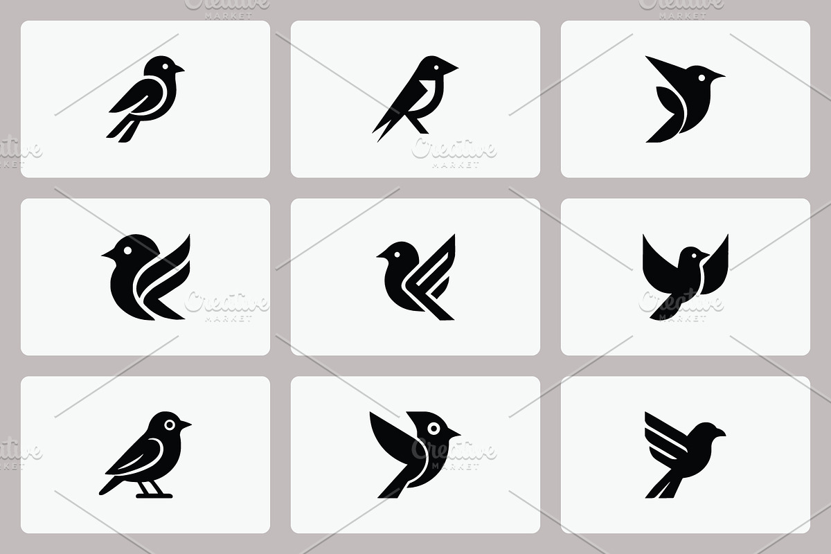 Bird Logo Design Collection, a Branding & Logo Template by Vectorium Studio (Photo 1 of 2)