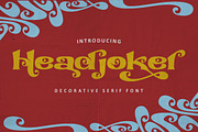 Headjoker - Decorative Serif Font, a Serif Font by PutraCetol Studio (Thumbnail 1 of 11)