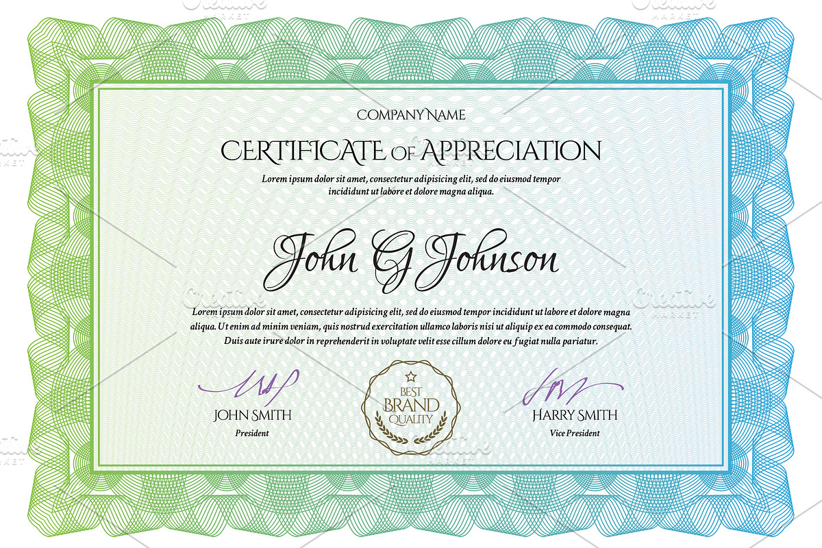 Multipurpose Template Certificate, a Stationery Template by Sunny (Photo 4 of 9)