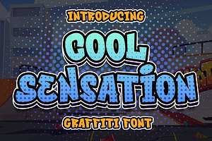 Cool Sensation - Graffiti Font