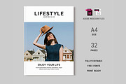 Lifestyle Magazine Template, a Magazine Template by xtratimebd (Thumbnail 1 of 5)