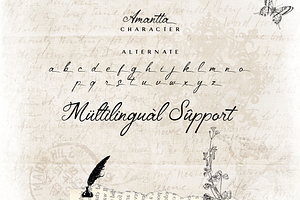 Amantta Script Font