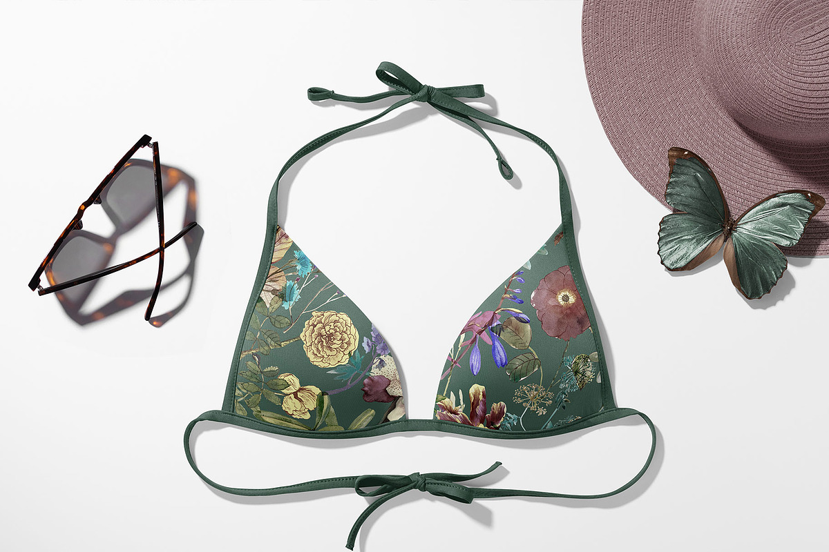 Essence. Floral pattern, a Pattern Graphic by emeraldthue (Photo 3 of 6)