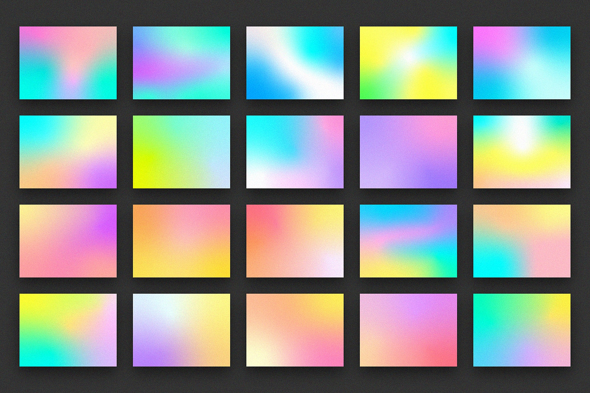 20 Abstract Neon Gradients 2, a Texture Graphic by le-genda (Photo 2 of 11)