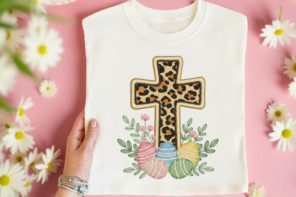 Yarn Crochet Easter Cross PNG, an Illustration by DreamArtGraphic (Photo 3 of 4)