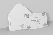 Wedding Invite Card &Envelope Mockup, a Product Mockup by graphypix (Thumbnail 3 of 4)