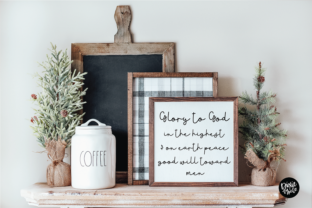 FLANNEL SHIRT Winter Farmhouse Font, a Script Font by Blush Font Co.