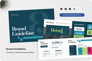 Skincare Brand Identity Manual, a Branding & Logo Template by twinstd