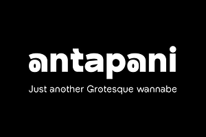 Antapani - Alternative Grotesk