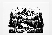 Majestic Pine Trees SVG, a Finance Illustration by Amazin_art (Thumbnail 2 of 34)