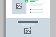 Modern Website Wireframe Template, a Wireframe Template by MightyDesign (Thumbnail 4 of 9)