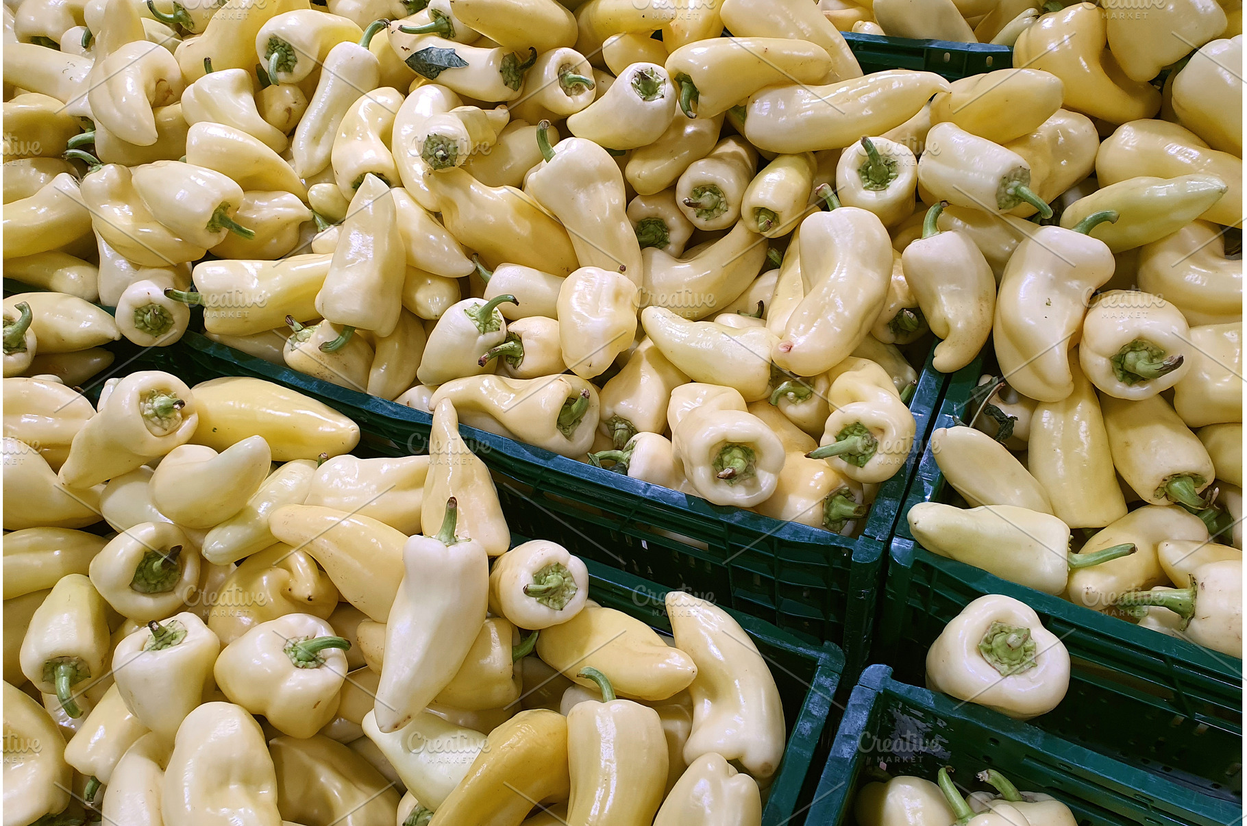 Bulk Fresh Yellow Bell Peppers, a Food & Drink Photo by Lermont51