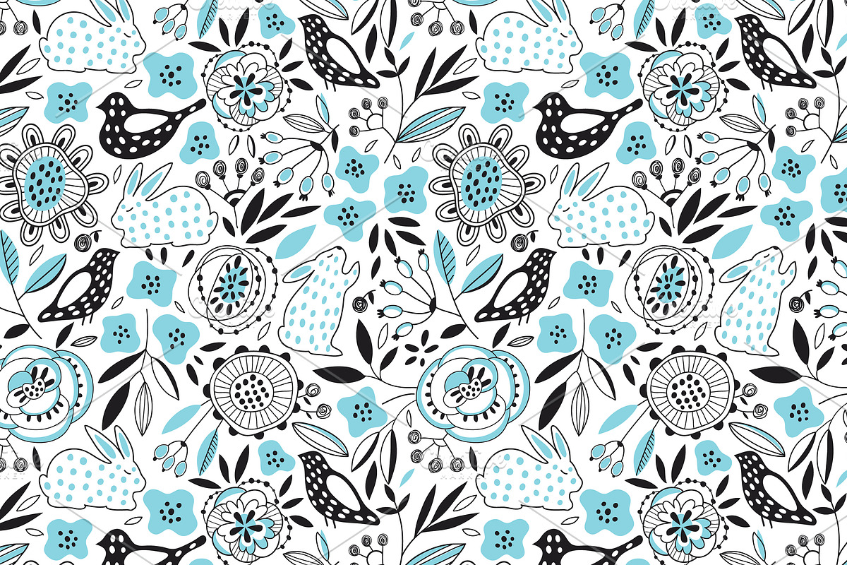 Cute vector set, a Background Graphic by Purple Platypus (Photo 6 of 9)