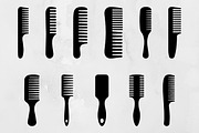 Comb Silhouette SVG, an Object Illustration by newminddesign (Thumbnail 1 of 3)
