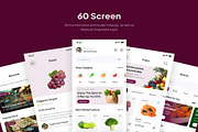 Freshmart Ecommerce GroceryMobileApp, an UI Kit Template by Creative Perspective (Thumbnail 4 of 6)
