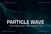 Particle Wave Technology Background, a Background Graphic by Pitchlook.Studio (Thumbnail 2 of 2)
