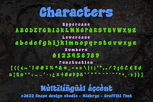 Midbrys - Graffiti Font