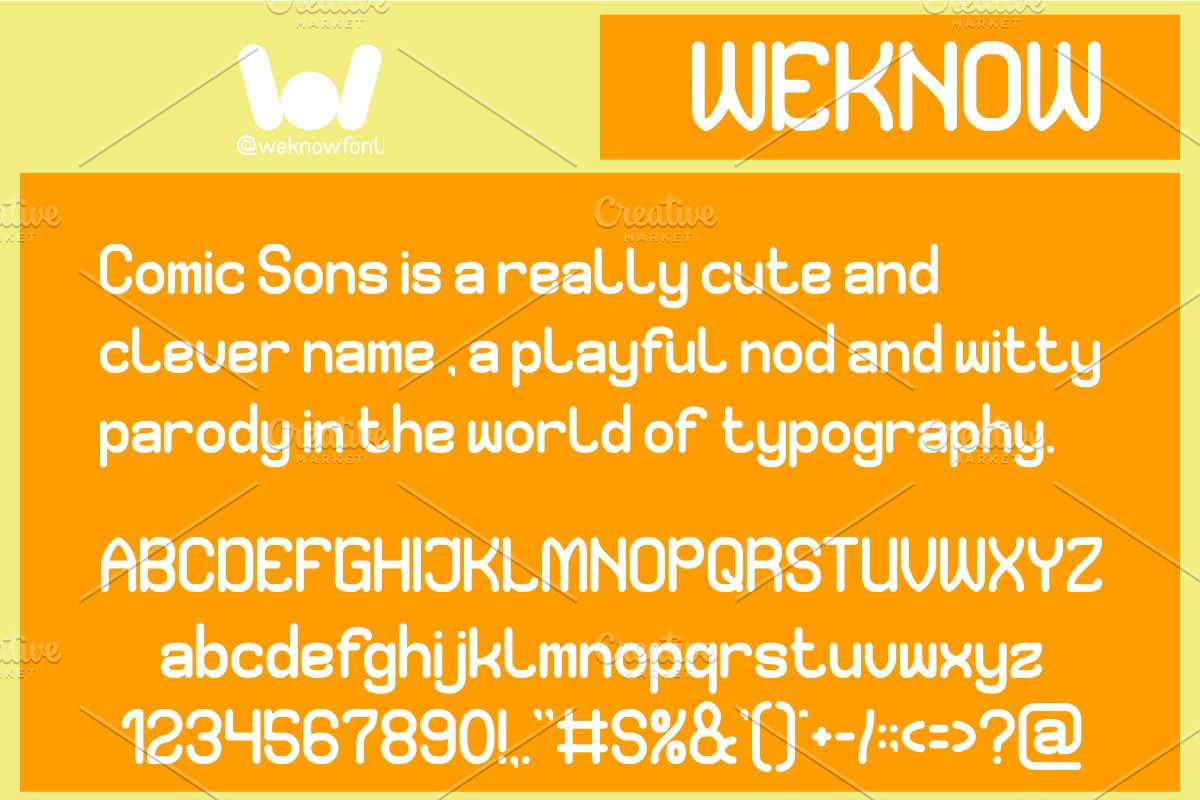 Comic Sons font, a Sans Serif Font by weknow (Photo 4 of 8)