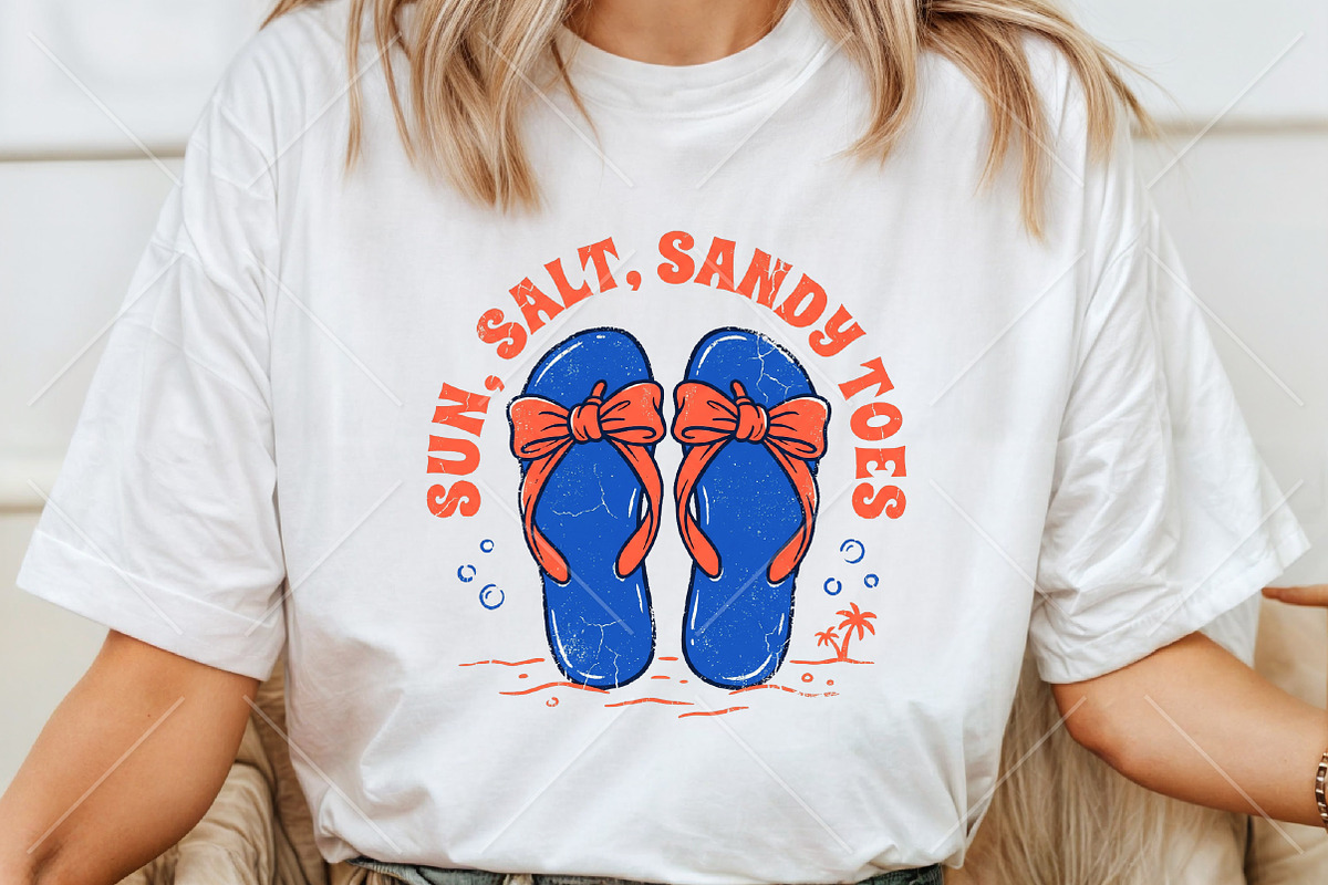 Summer PNG Sandy Toes Flip Flop, a Seasonal Illustration by Canvas Craft (Photo 6 of 6)