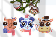 Christmas animal character creator, an Animal Illustration by Lana Sham (Thumbnail 5 of 19)