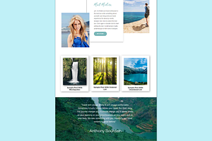 Travel Blogger Template Responsive