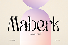 Maberk - Branding Logo Font
